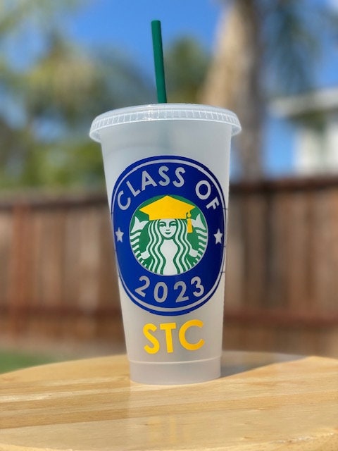 Class of  2022, 2023, 2024  Starbucks Reusable Cups, Graduation Tumblers, Senior Gifts, Grad Gifts, Class of 23, Class of 2023